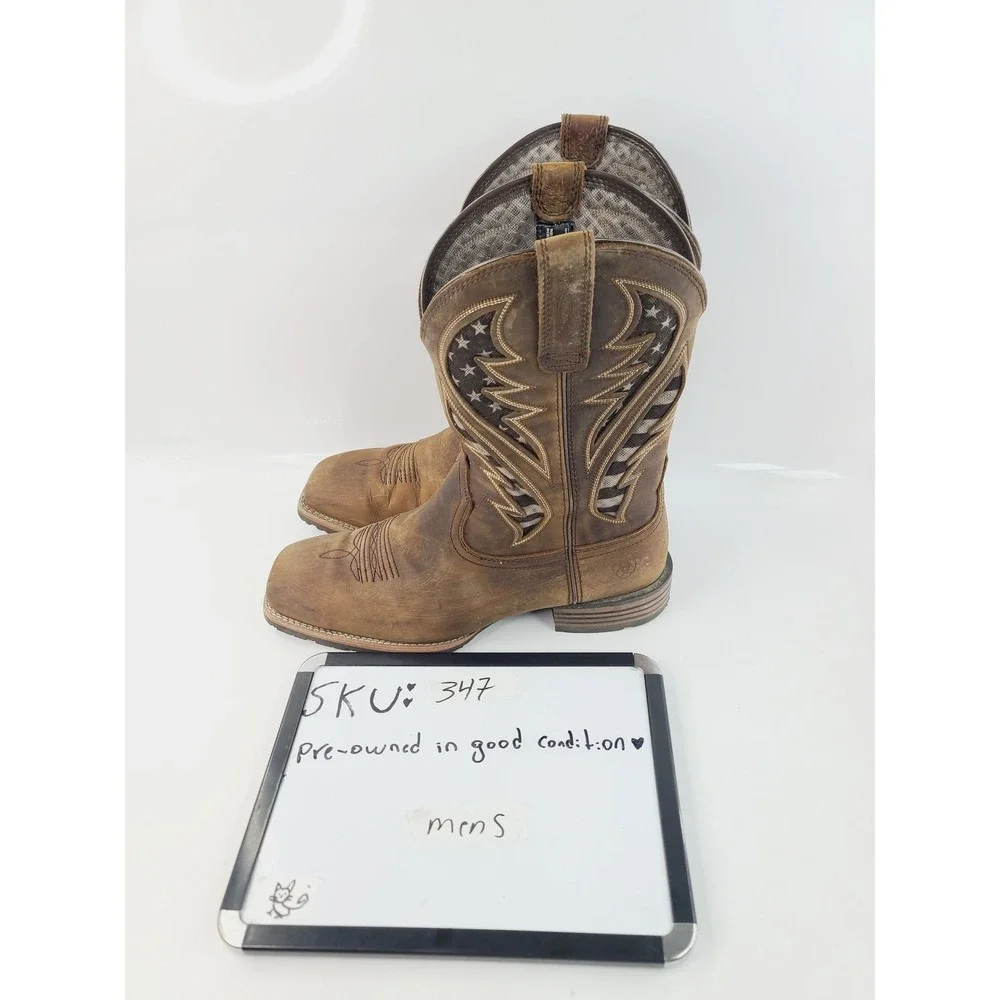 Ariat, Western / Rodeo / Work Cowboy Boots / Western Boots, Mens, Size 13D Brown